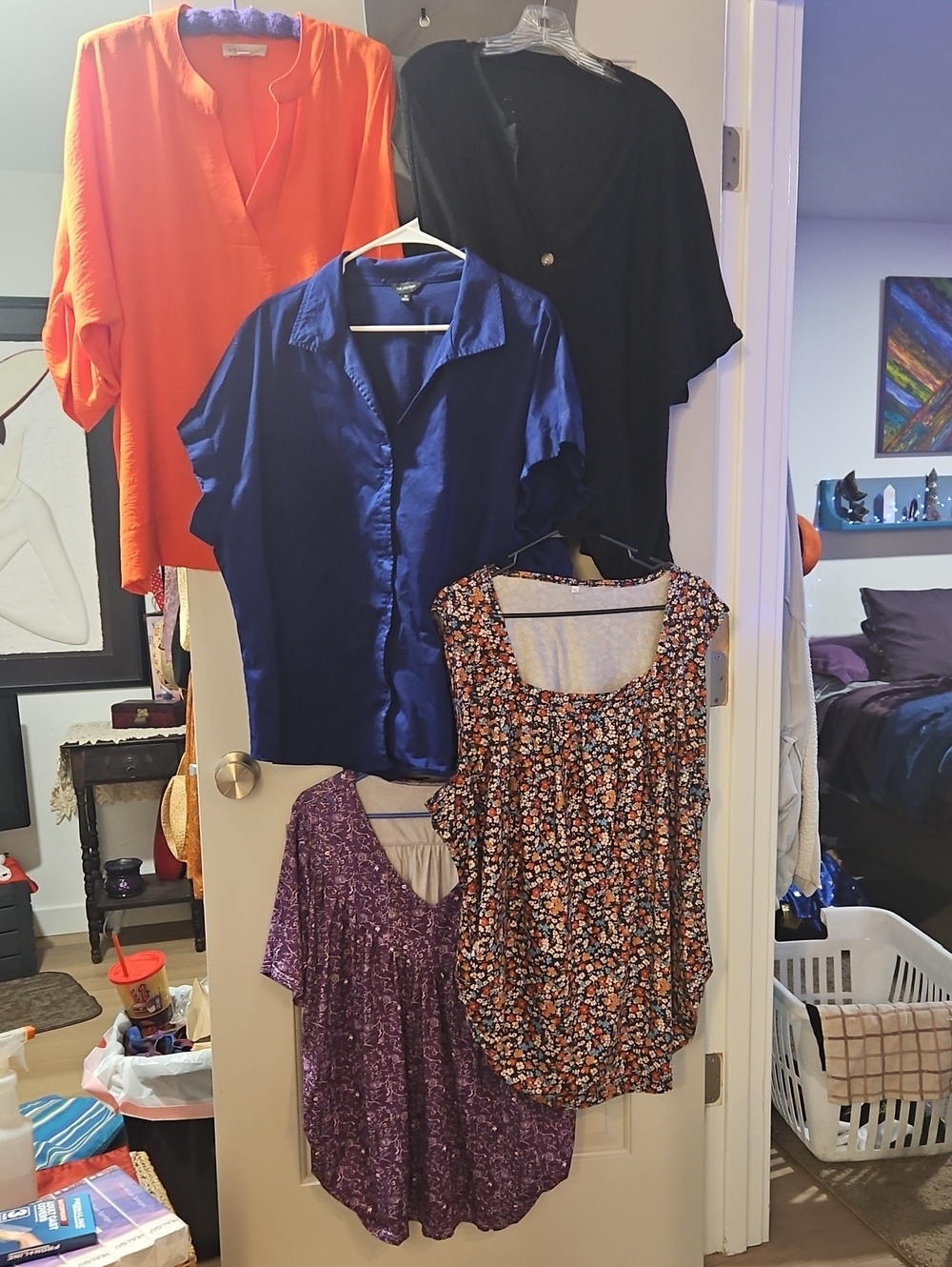 Women's Pack Of Five Casual Blouses